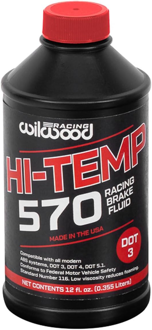 Wilwood Hi-Temp 570 Racing Brake Fluid DOT 3