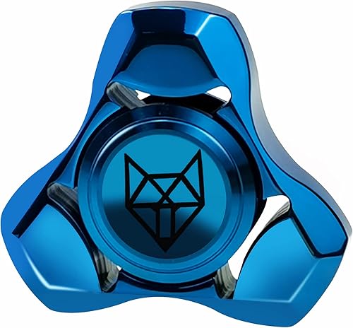 Miniatura 23 de FREELOVE Fidget Spinner de Metal para Adultos, Juguetes Giratorios Pesados de Acero Inoxidable, Pequeño Mini Giroscopio de Mano 2do Zorro