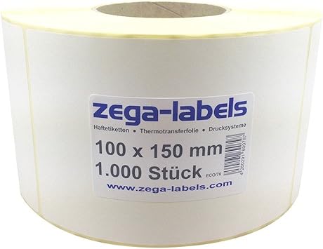 Thermo Etiketten Auf Rolle 100 X 150 Mm 1 000 Stuck Je Rolle Kern 76 Mm Aussen Gewickelt Permanent Haftend Mit Perforation Druckverfahren Thermodirekt Ohne Farbband Amazon De Burobedarf Schreibwaren Thermo Etiketten Auf Rolle 100 X 150 Mm 1 000 Stuck Je Rolle Kern 76 Mm Aussen Gewickelt Permanent Haftend Mit Perforation Druckverfahren Thermodirekt Ohne Farbband Amazon De Burobedarf Schreibwaren