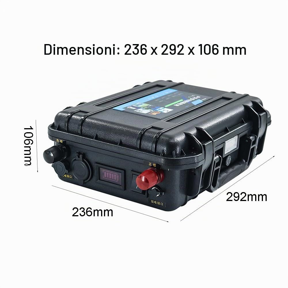 Batterie al Litio da 12V, 24V e 48V per propulsori da Esterno e Barche elettriche. | per batteria di propulsione marina per elica di barca da pesca da 12V