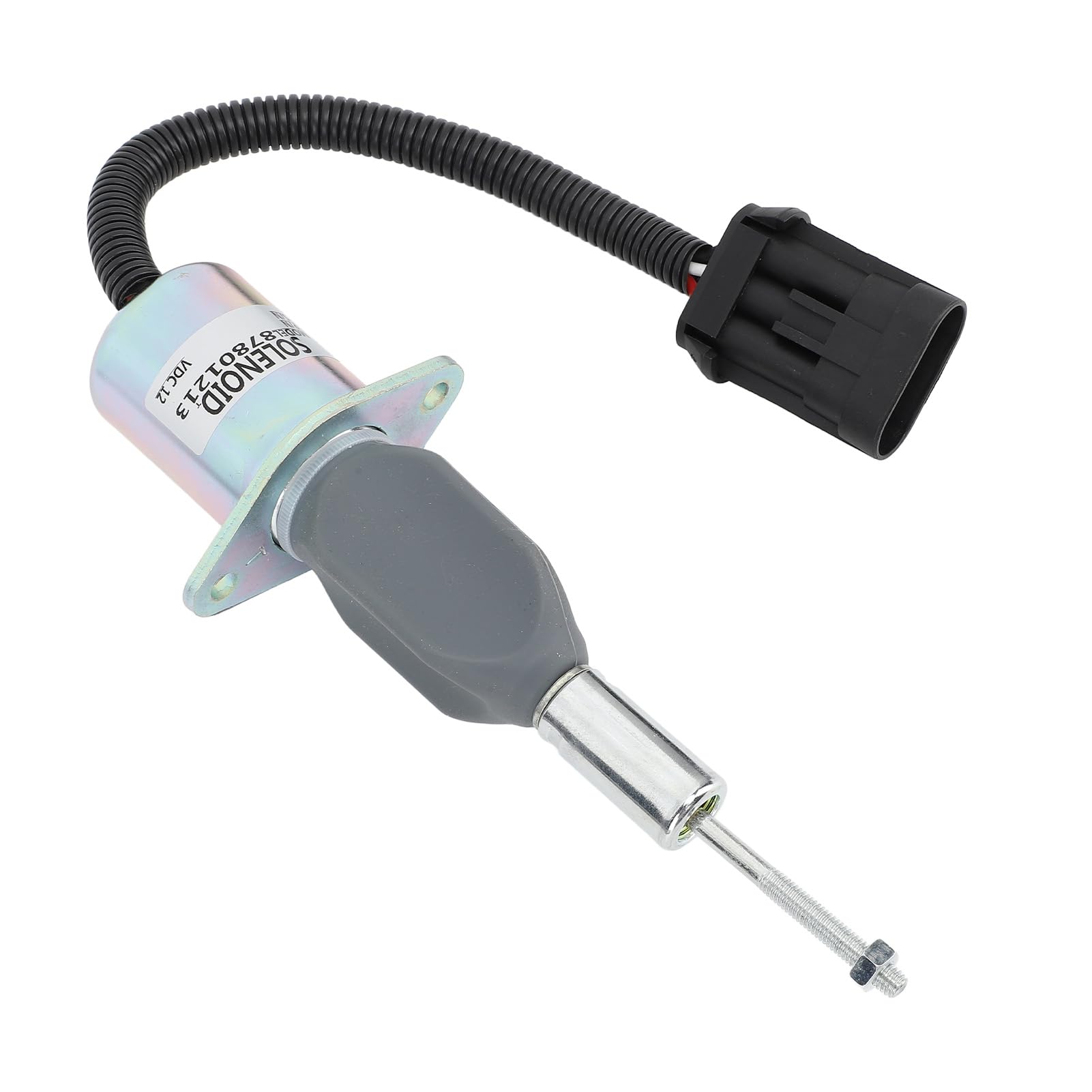 Válvula Solenoide de Cierre de Combustible de 12 V 87801213 para Motor - Solenoide de Corte de Combustible de Alta Sensibilidad para Generadores y Maquinaria