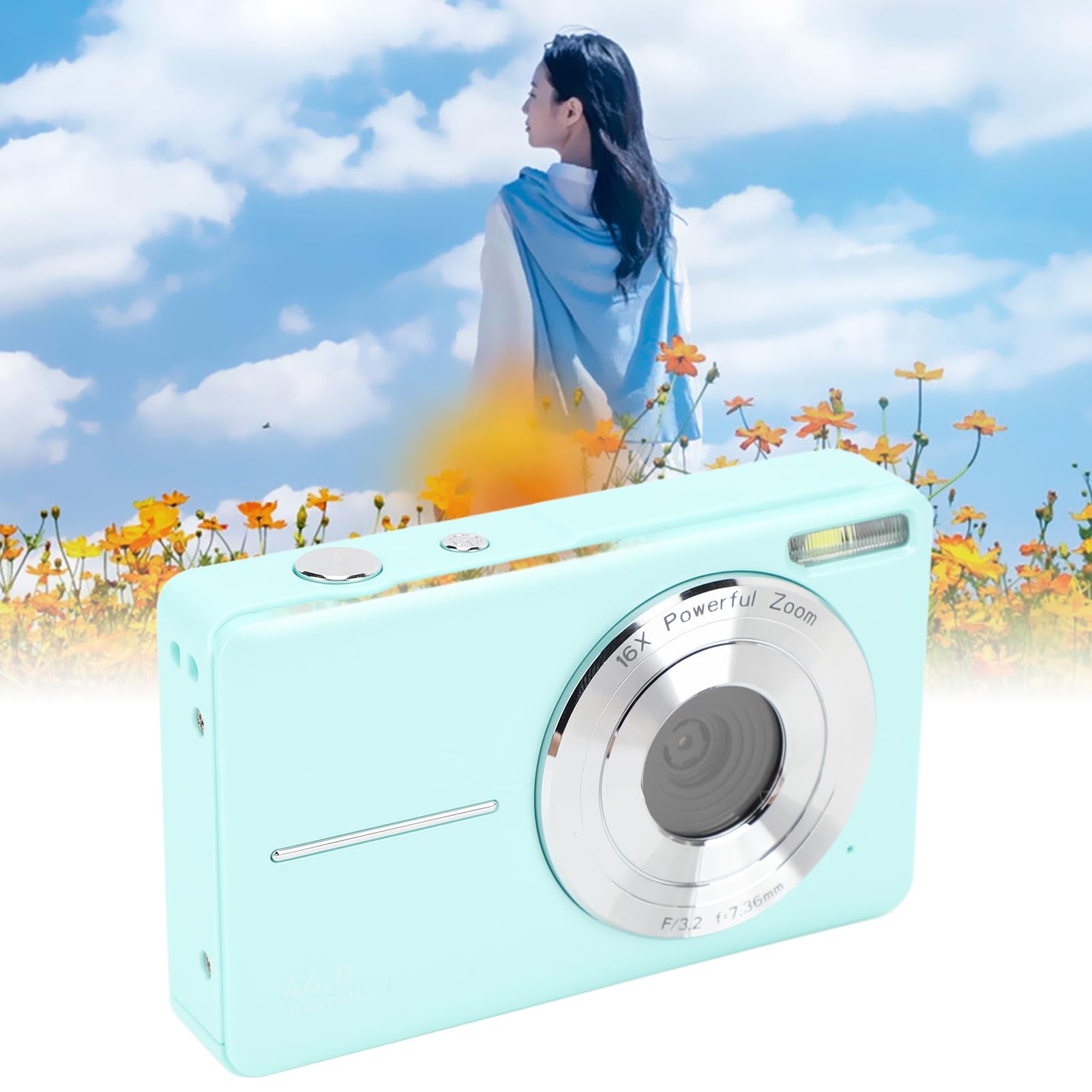 Amazon | デジタルカメラ、1080P 44MP オートフォーカス Vlogging