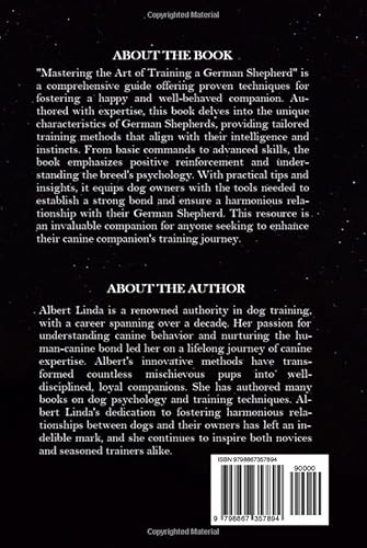 Independently Published Linda, Albert Mastering The Art Of Training A German Shepherd: Proven Techniques For A Happy And Well-Behaved Companion thumb #1
