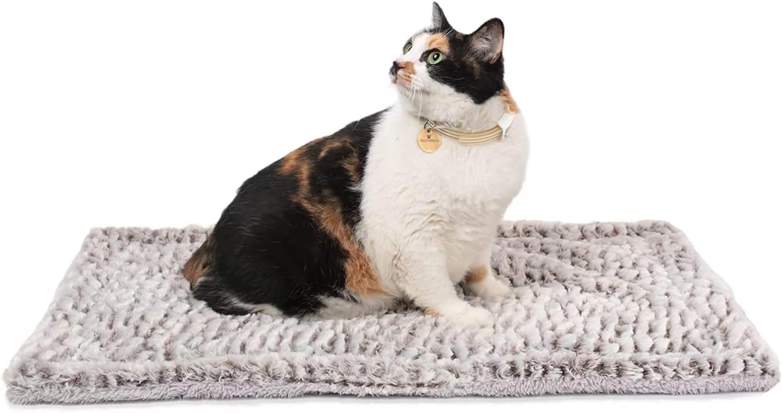 Self Heating Cat Pad Self Warming Bed 27.5" x 18.5" Thermal Heated Cat Mat Extra Warm Pet Mat for Outdoor and Indoor Large Kittens Small Puppy Pets