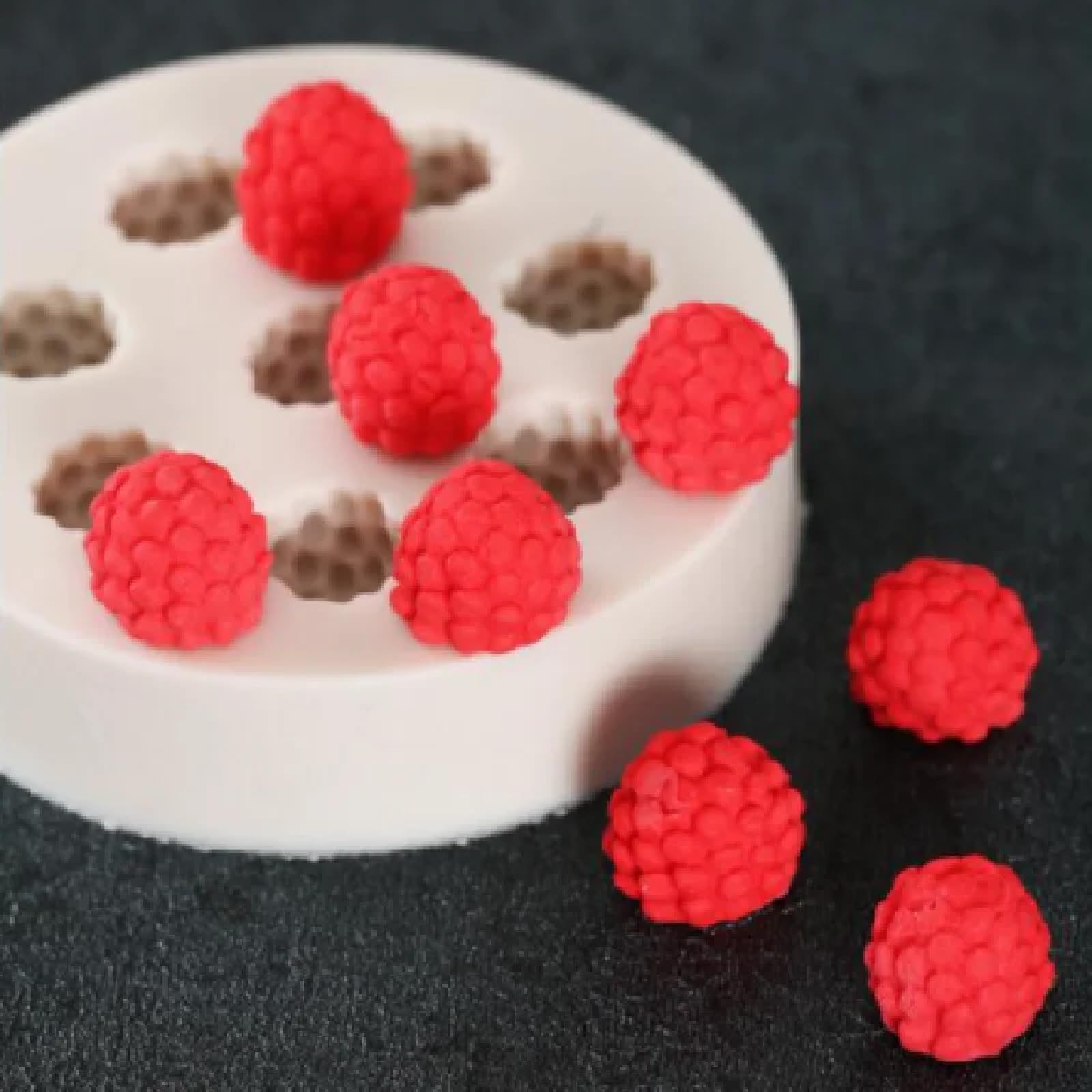 Moule framboise silicone 3D pour outils de cuisson chocolat bougie et savon