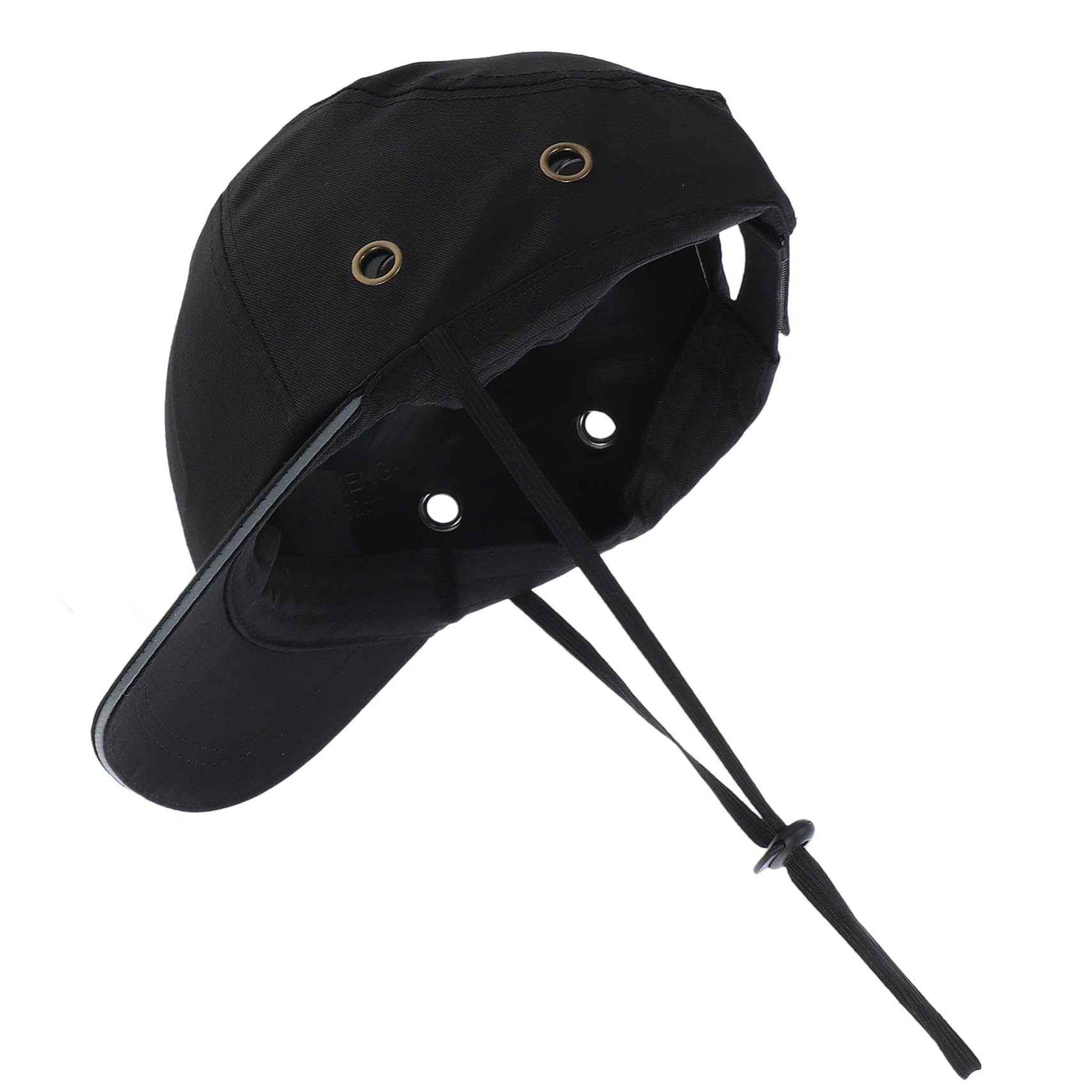 Casco Baseball Cap Gorras de Beisbol Tapa Gorras de Soldadura para Mujer Sombrero de Soldador Sombrero de construcción Hombres Gorro de Trabajo para soldar AbS Black