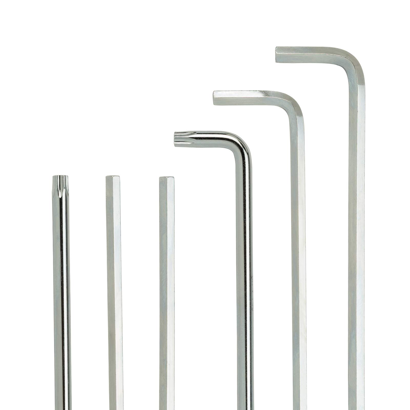 Mount Sie 21-teiliges Innensechskant-Set, Langarmig – Chrom-Vanadium-Stahl, Metrisch/SAE, Mit Aufbewahrungskoffer