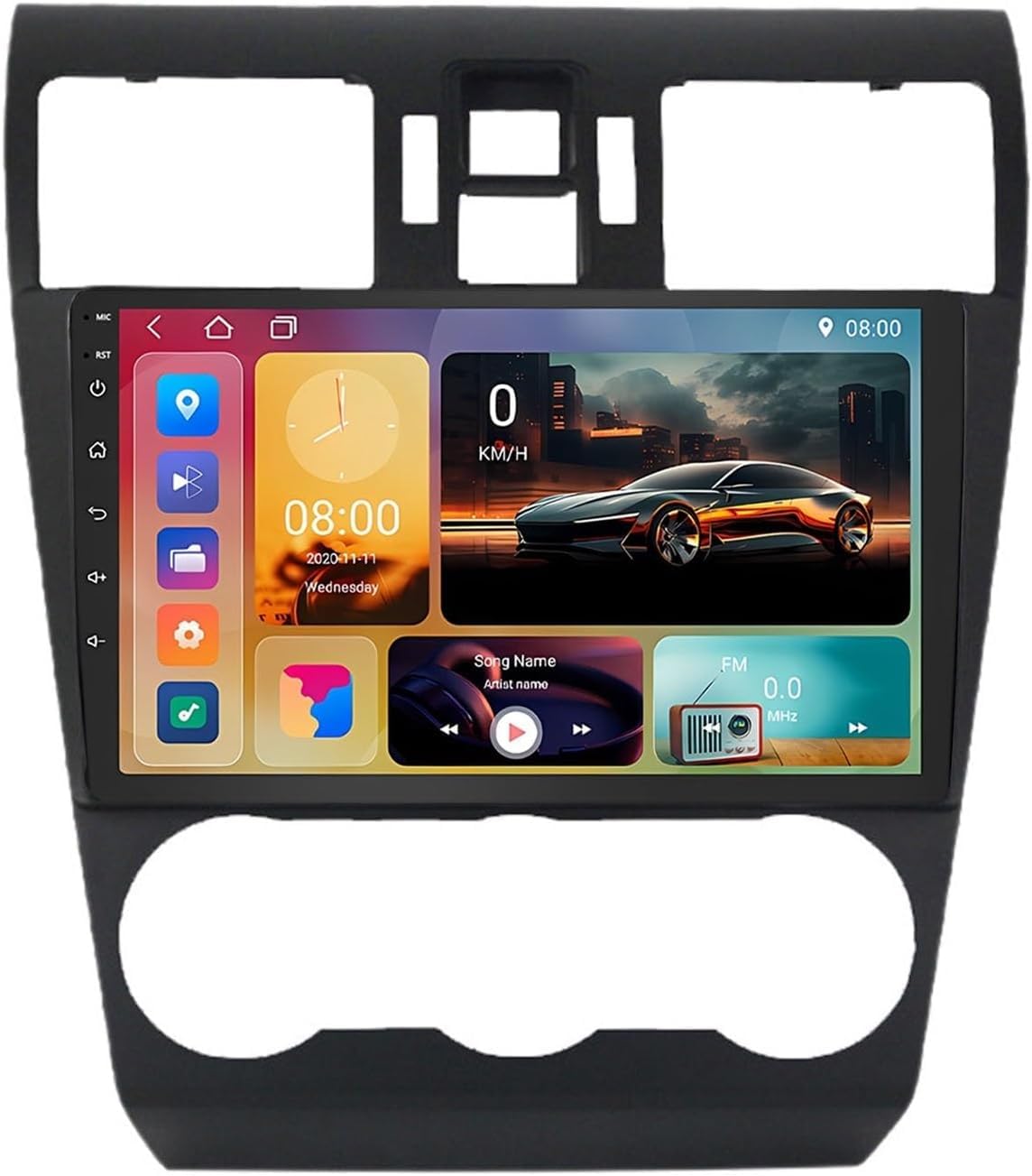 ,A2 2g+32g,9-calowy Android 15 samochodowy odtwarzacz dla Subaru Forester 2013-2014, ekran dotykowy IPS, radio, bezprzewodowy Carplay, Android Auto, GPS, WiFi, Bluetooth, DSP, OBD2, DVR