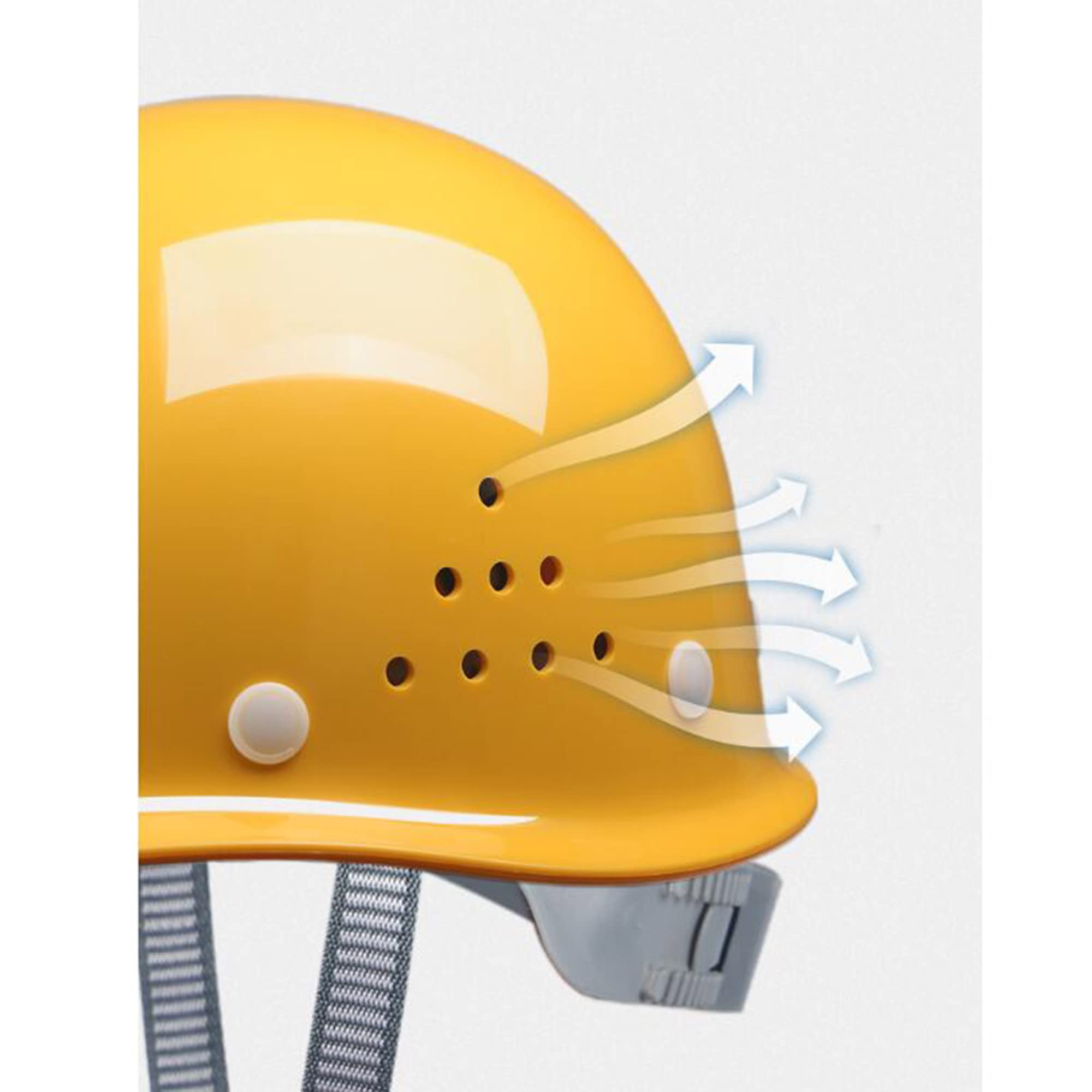 Casque de Sécurité Casque Standard Casque de Sécurité Rigide 8 Points Suspension, Amortisseur de Chocs, Casque de Chantier, Casquette de Protection Industrielle/Casquette