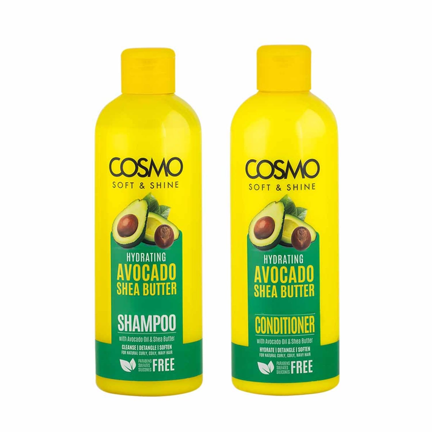 Cosmo Soft & Shine Avocado & Shea Butter Hair Care 2 Pieces Set | Hydrating Shampoo & Conditioner | For Dry & Damaged Hairs | Deep Cleansing, Nourishing, Revitalizing Formula | Sulfate & Paraben Free-image-28