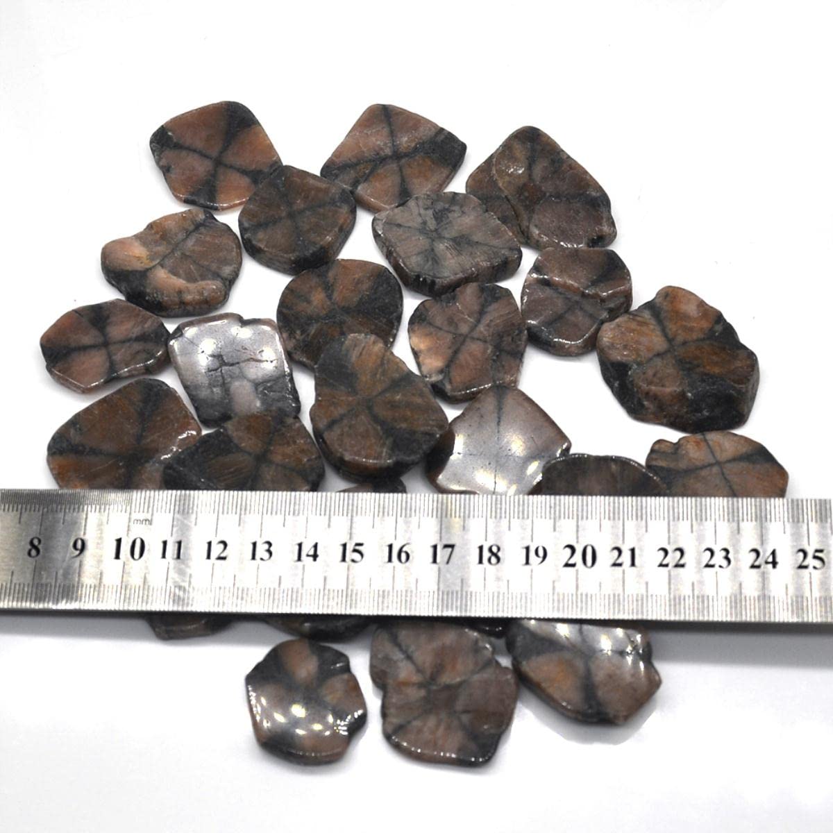 Crystal Healing Pietra di Ghiaia Burattata Lucidata Gemme Minerali Gemma Decorazione Acquario Grezzo-Quarzo Fragola Rs,500g