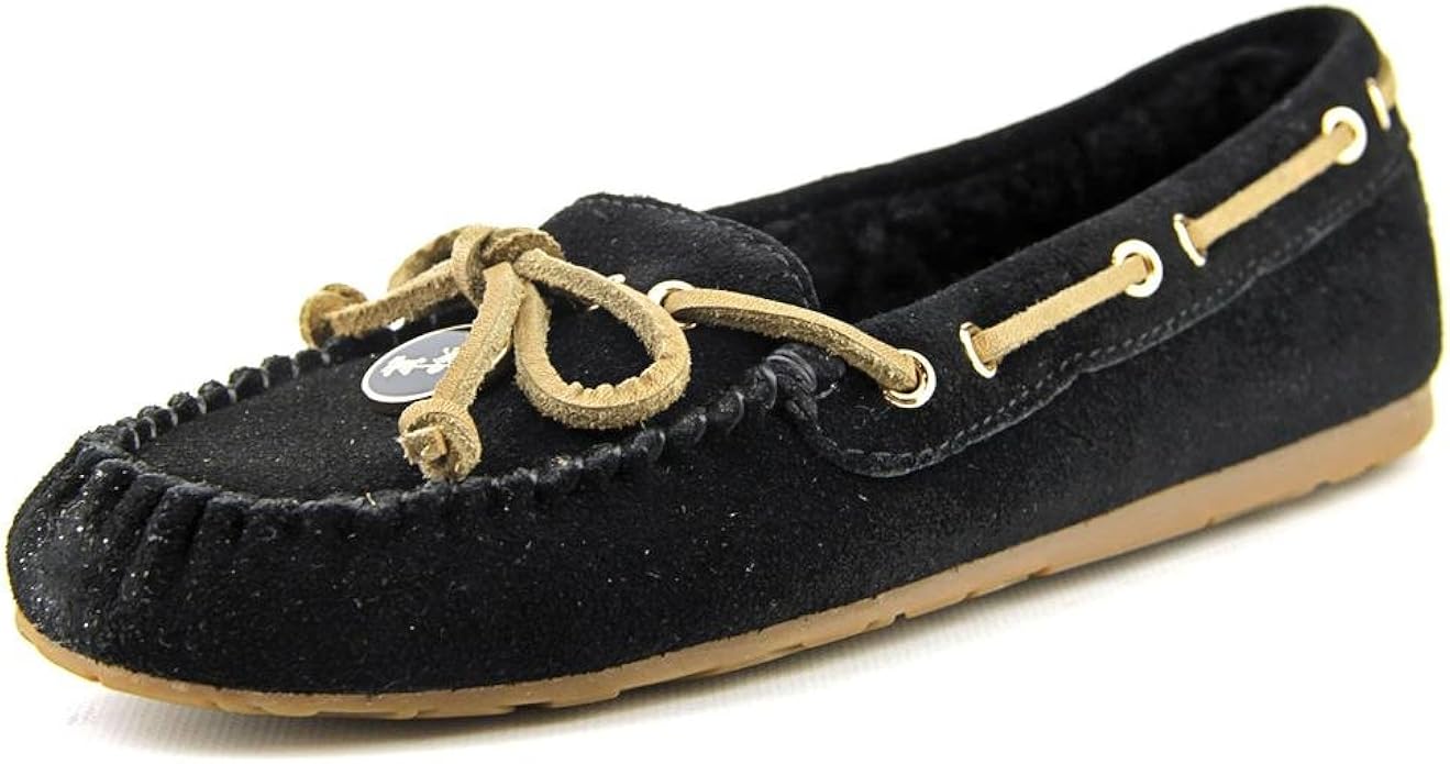 black coach slippers