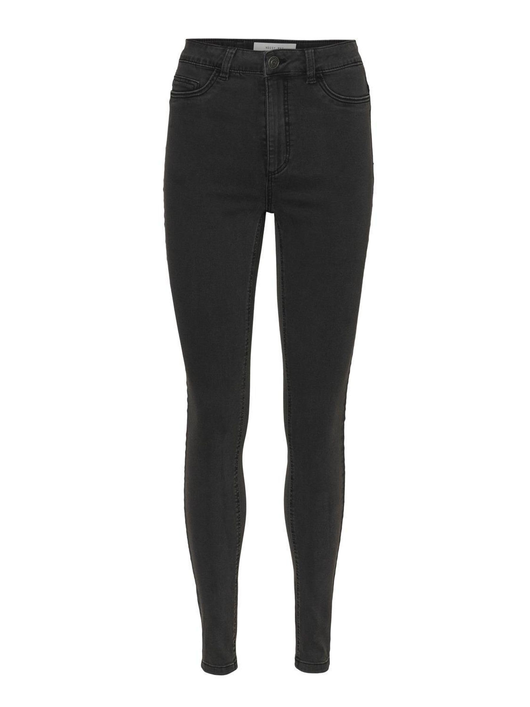 NOISY MAY NMCallie HW Skinny Jeans Frauen Jeans dunkelgrau Basics, Casual Wear, Streetwear
