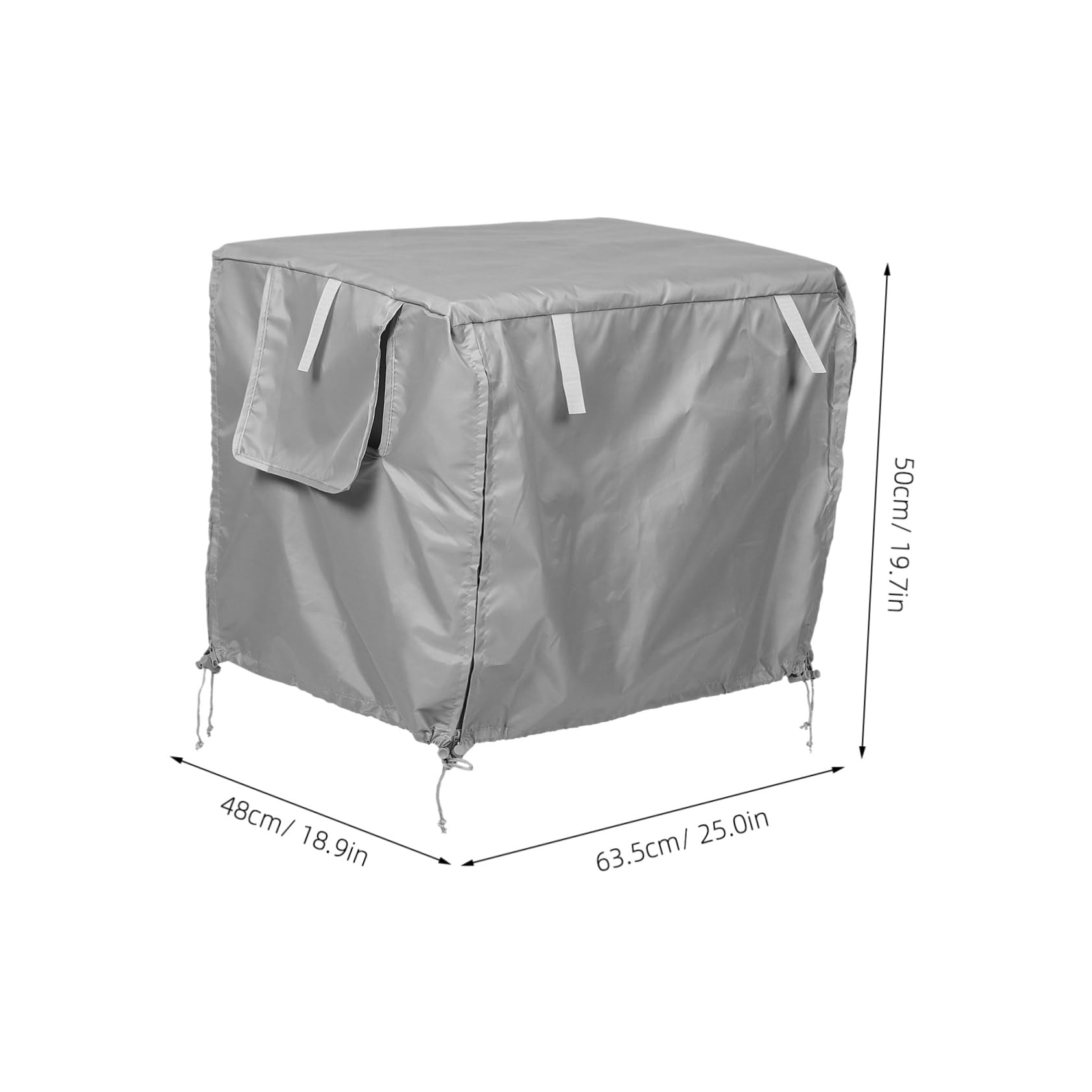 POPETPOP Indoor Dog Cage Cover Windproof Oxford Cloth Pet Protector Stylish and Durable Dog Crate Cover for Indoor Use Easy Grey