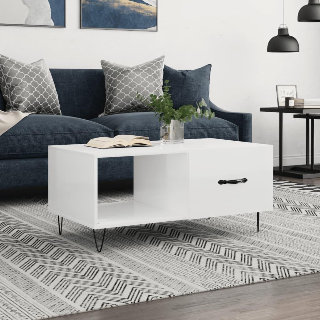 vidaXL - Tafel - Bruin - Bewerkt hout | Leen Bakker vidaXL - Tafel - Bruin - Bewerkt hout | Leen Bakker