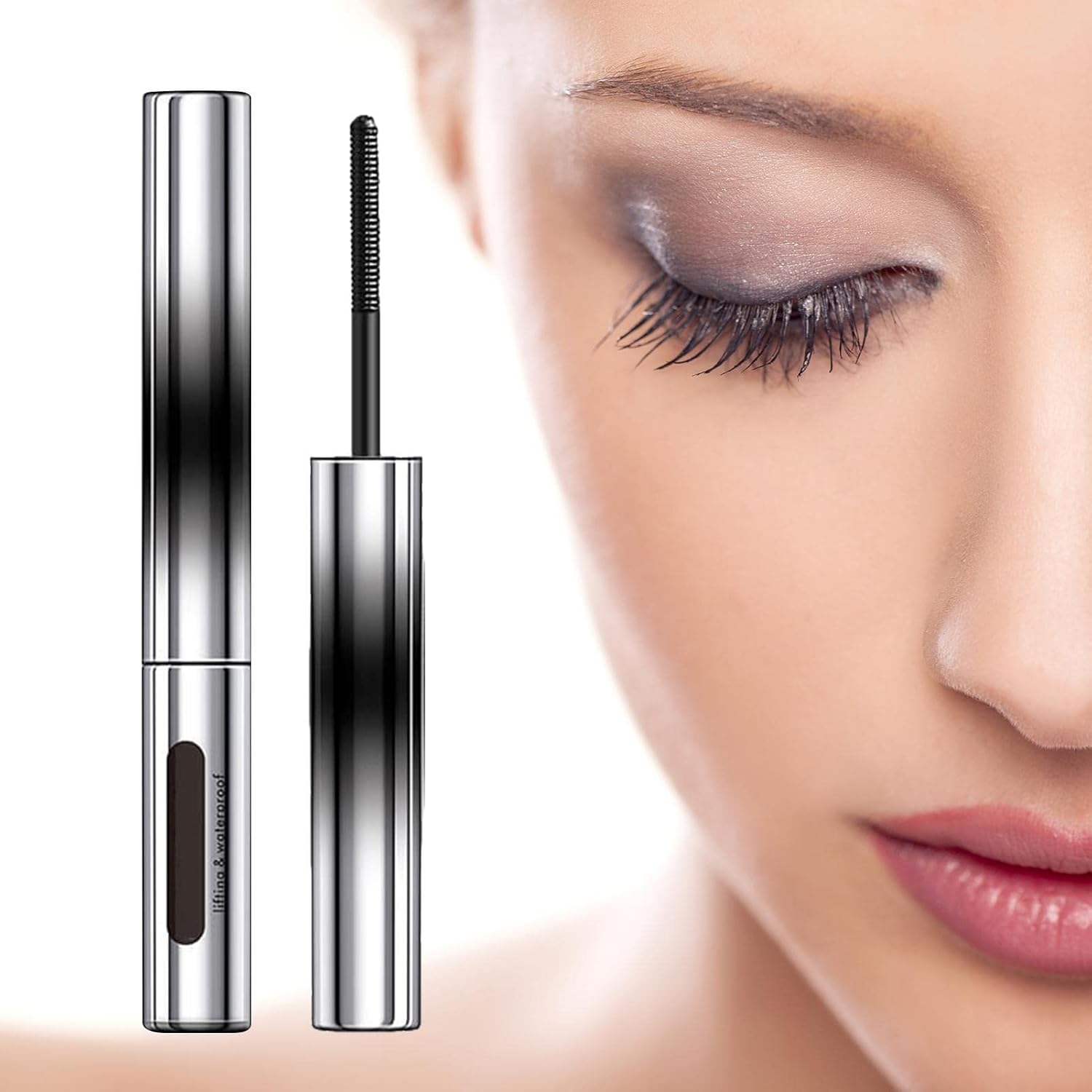 Bristleless Mascara, Metal Water Resistant Mascara, Metal Mascara