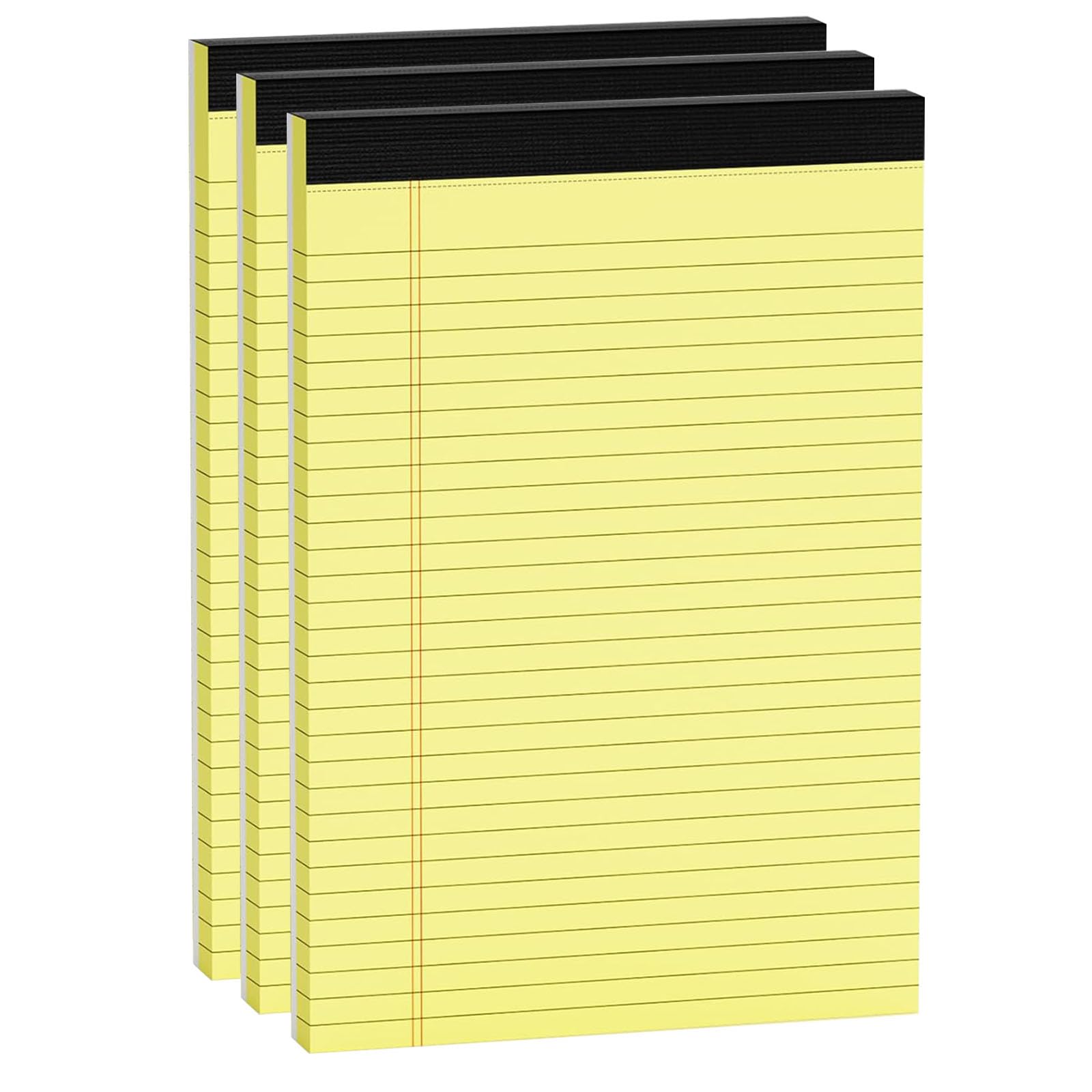 Bloc de notas para oficina y reuniones con papel de 80 g/m² de rayas universitarias