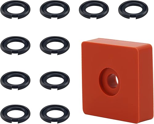 Miniatura 3 de (10 juegos) Anillos de retención de llave de impacto de 12 pulgada con junta tórica, compatible con llave eléctricaneumática, incluye herramienta de