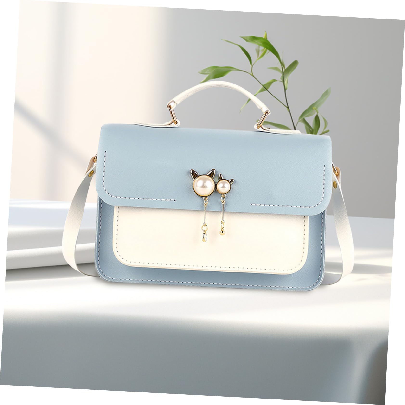 CIYODO Kit Per La Realizzazione Di Borse Fai Da Te in Pelle Pu, Set Creativo Per Borse a Tracolla e a Mano, Materiale Resistente e Portatile, Accessori Per Cucito, Per Artigianato e Uso Quotidiano
