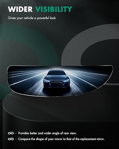 Miniatura 3 de SCITOO Espejo de remolque convexo inferior compatible con 1999-2016 para Ford F-250 F-350 F-450 F-550 Super Duty 2000-2005 para Ford para excursión