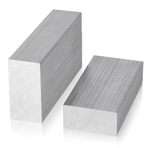 3 piezas 1 "X2" barra plana de aluminio cuadrado,Placa larga de 4 "6061 de uso general,T6511 sólido nuevo molino Stock