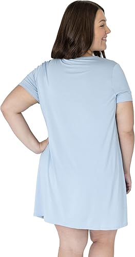 Miniatura 3 de Kindred Bravely Camisón de maternidad y lactancia con dobladillo tulipán Camisón de lactancia materna para mujer