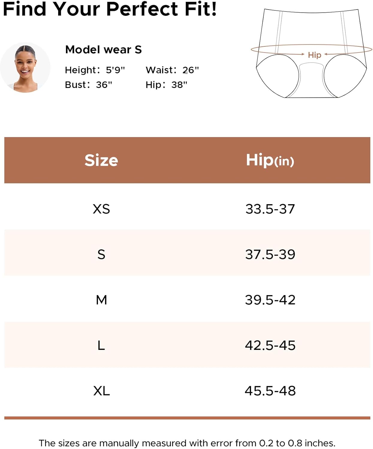 INNERSY Women's Seamless Underwear No Show Invisible Lightweight Hipster Panties 6-Pack - Image 6