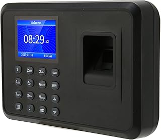Relógio de ponto máquina de atendimento de impressão digital com so