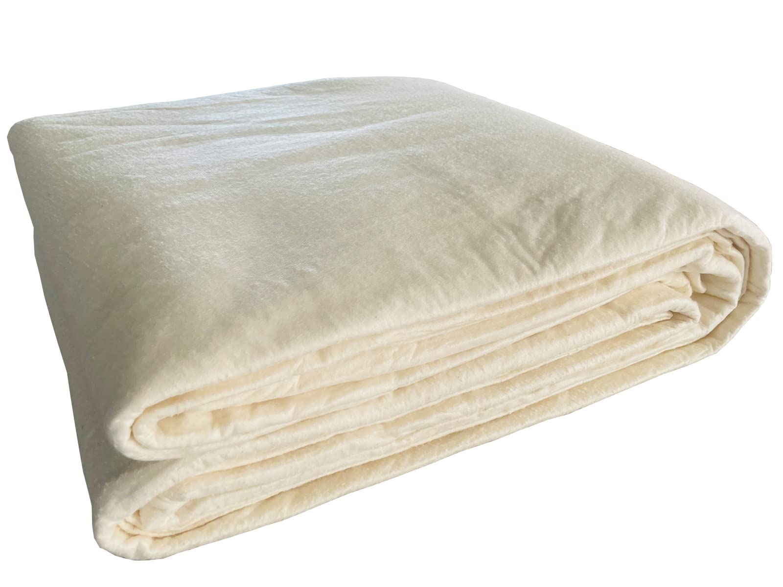 HANPATQUI 72 x 96 inch Quilt Batting Twin Size, Natural Cotton Quilting Batting for Quilts