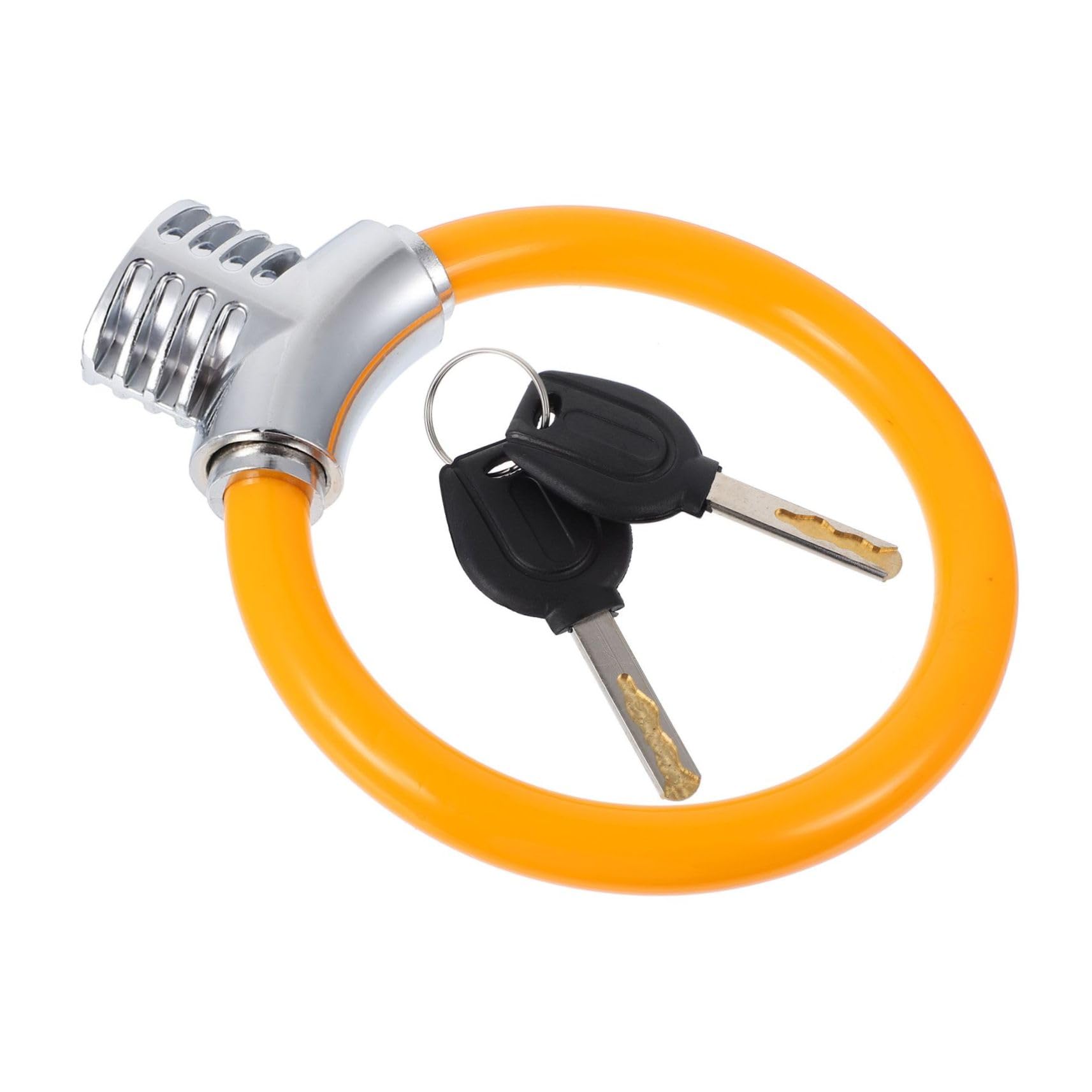 ibasenice Lock -Theft Mini Shaped Lock Portable Cable Security Device Coated for Durability for and Outdoor Use