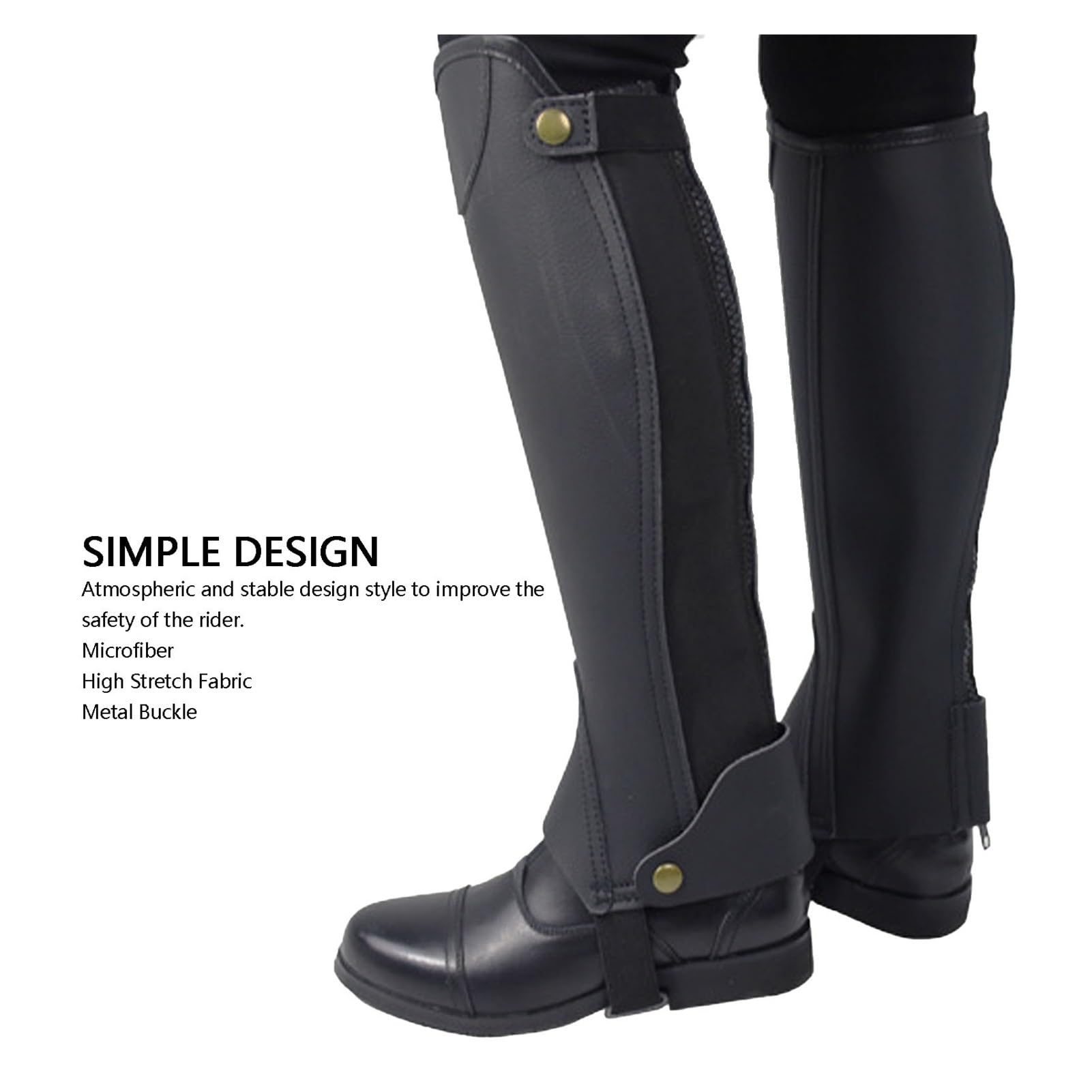 Reiten Half Chaps 2CPS Reit-Beingamaschen, hochbelastbar, mehrlagig, Reit-Beinschutz for das Training