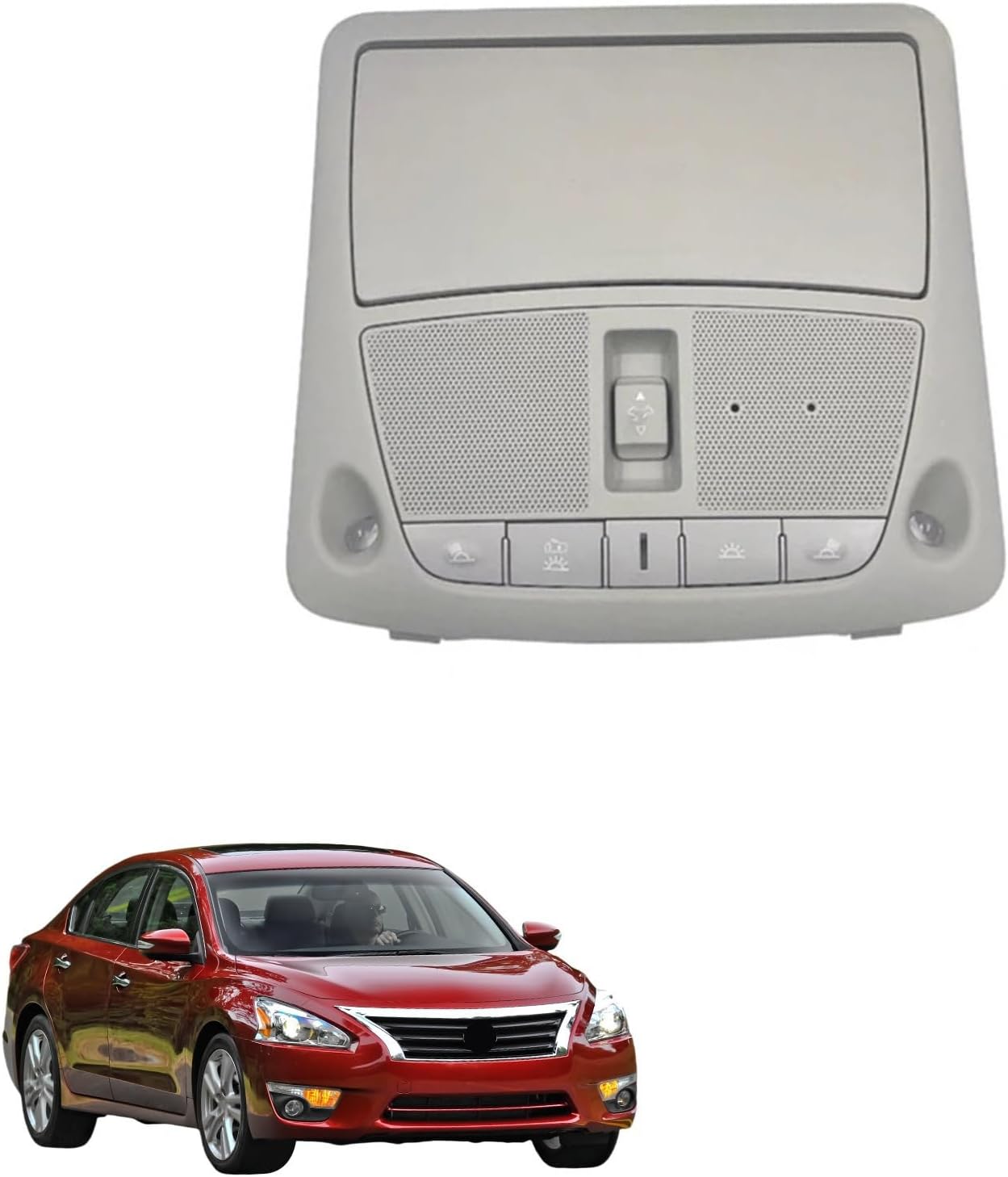 carkus Automotive Overhead Consoles Compatible with Nissan Altima 2013-2018, Console Dome Car Accessories