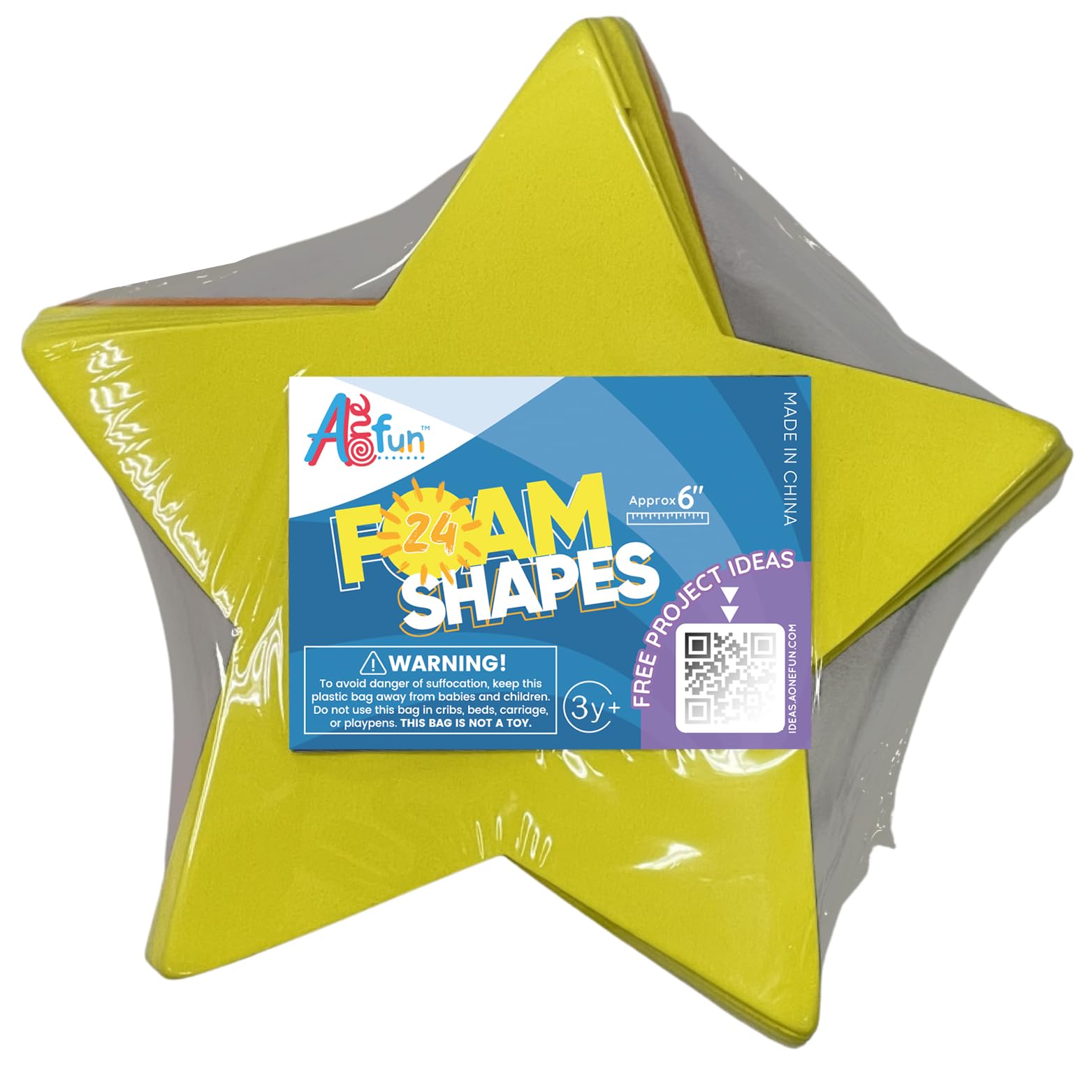 AoneFunStar Cutous Foam Bright Colors