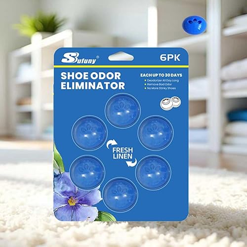 Miniatura 8 de Pelotas desodorantes para tenis, pelotas desodorantes para tenis, bolsas de gimnasio y casilleros, bolas eliminadoras de olores, paquete de 6