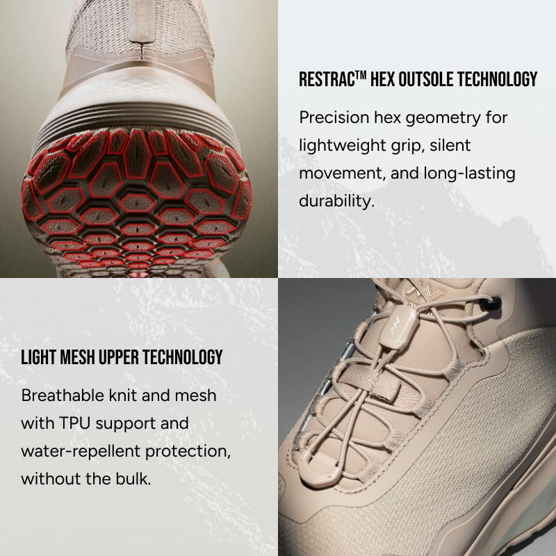 Image of Women's Hiking Boots Waterproof Lightweight Trail Shoes Zn-30 | Lightweight Feel, Easy to Wear, Modern Outdoor Style, Mid-cut Supportive Fit, Comfort for Walking & Travel