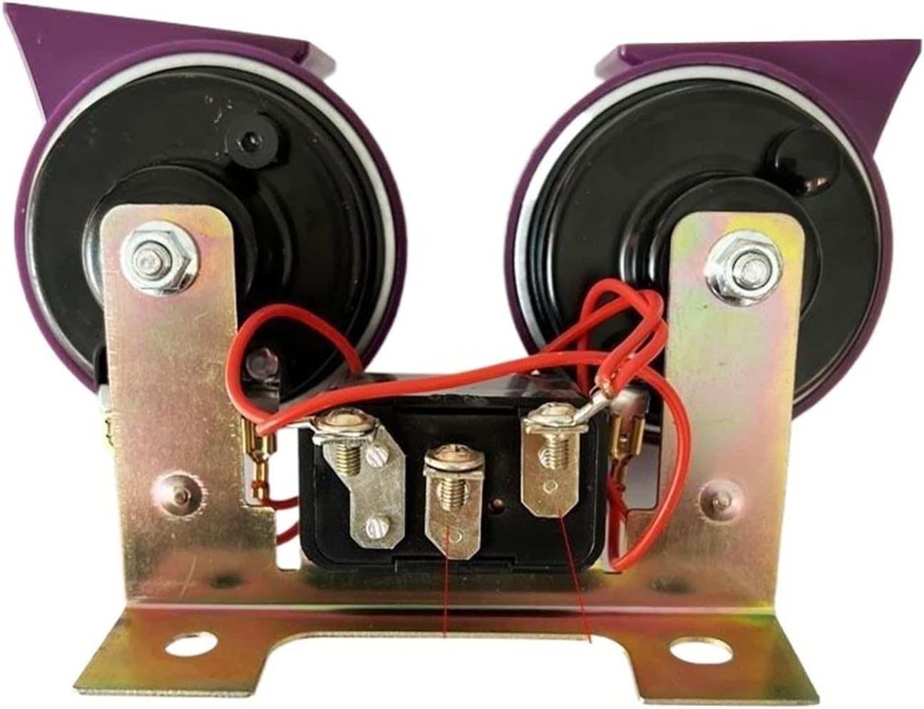 New Universal 12V24V High And Low Sound Car Snail Whistle Super Loud Waterproof For Car Truck(12v)