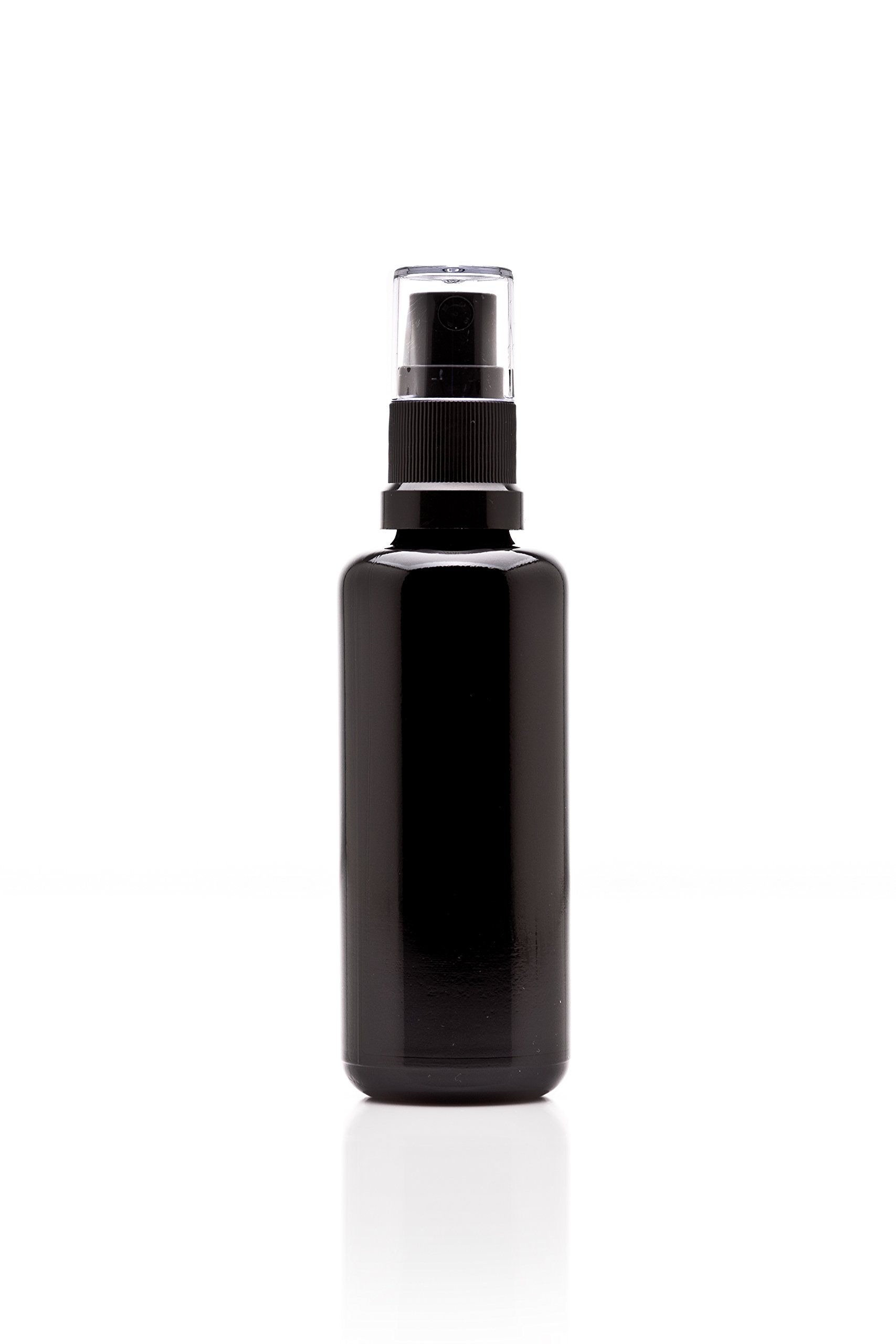 Infinity Jars 50 Ml (1.7 fl oz) Black Ultraviolet Glass Fine Mist Spray Bottle-image-32