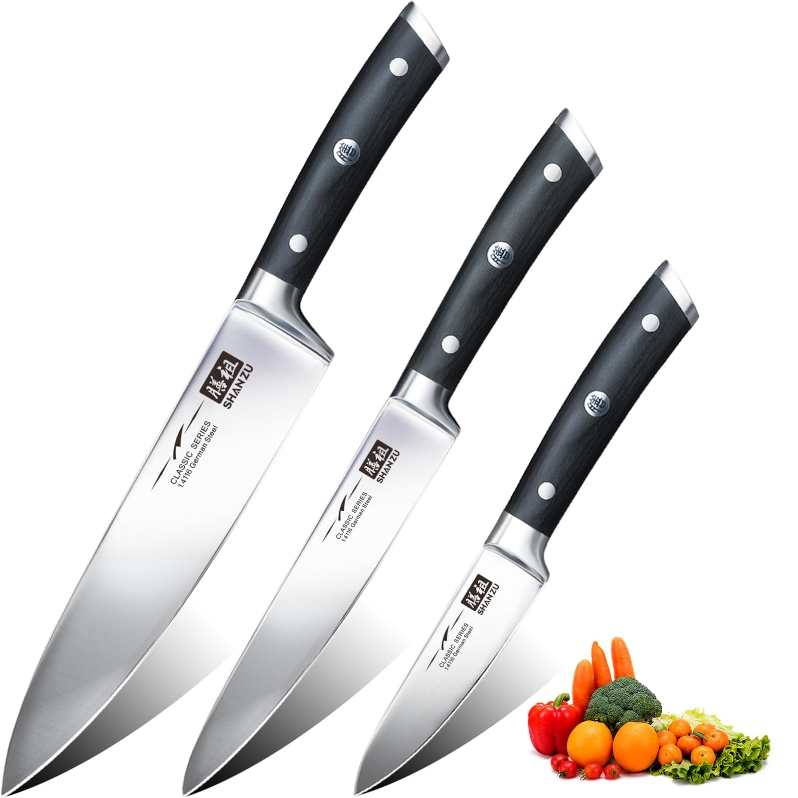 3Pcs BBQ Carving Knife Set with Sheath, Turkey Brisket Slicing Knife — Amazon image 9