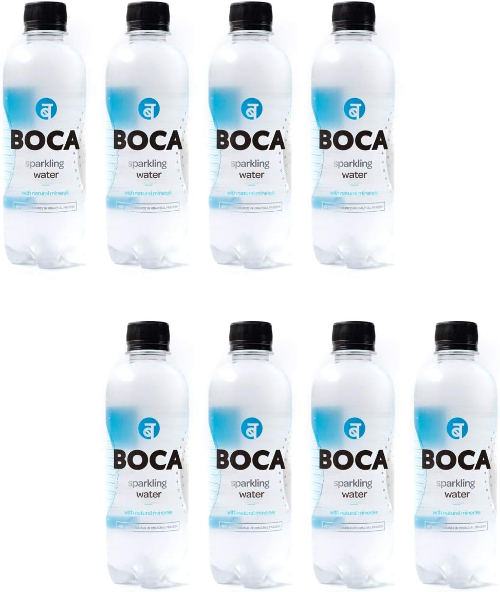 Boca Fizz Sparkling Natural Mineral Water 360 ml (Pack of 8)