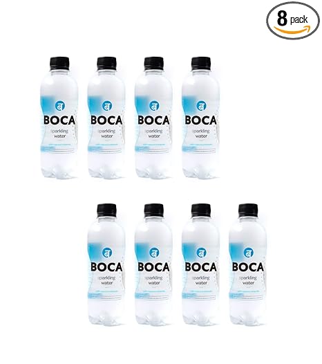 Boca Fizz Sparkling Natural Mineral Water 360 ml (Pack of 8)
