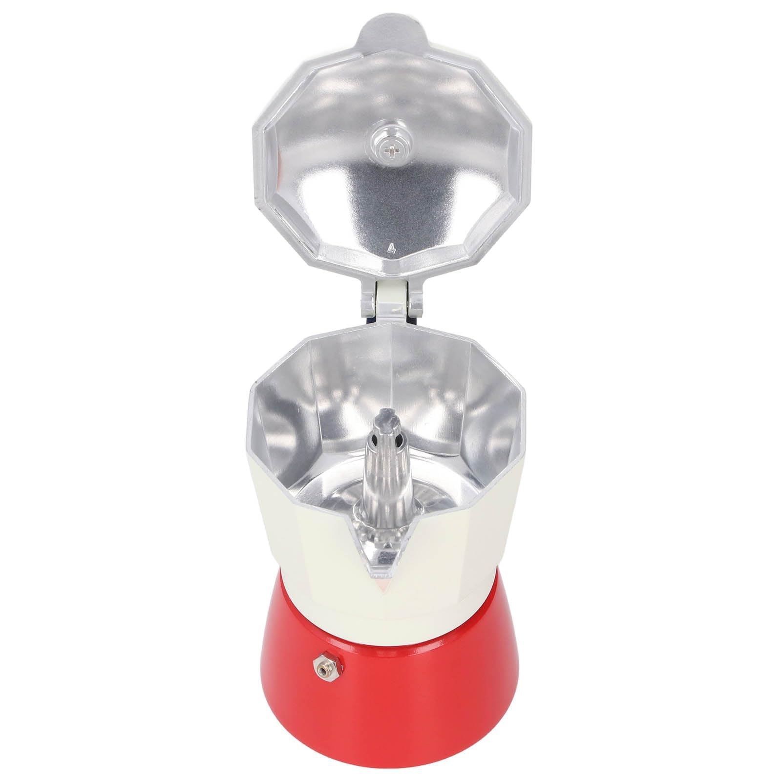 TOPINCN Caffettiera da 3 tazze, in alluminio, capacità 150 ml, macchina da caffè cubana manuale, macchina per caffè espresso italiano Greca per uso domestico all'aperto