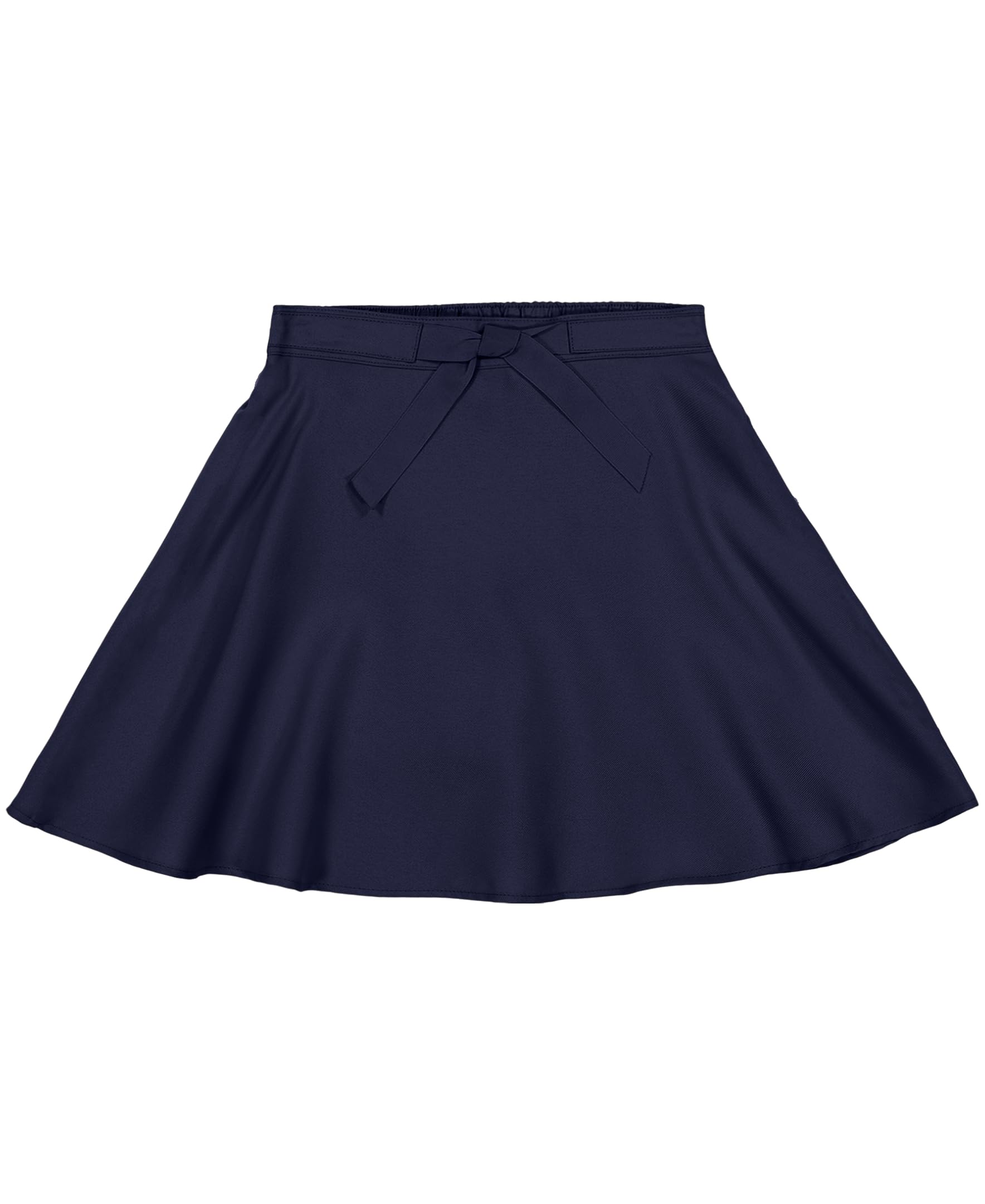 Izod Girls' School Uniform Pull-on Scooter Skirt with Undershorts, Knit Waistband &amp; Functional Pockets, Wrinkle Resistant