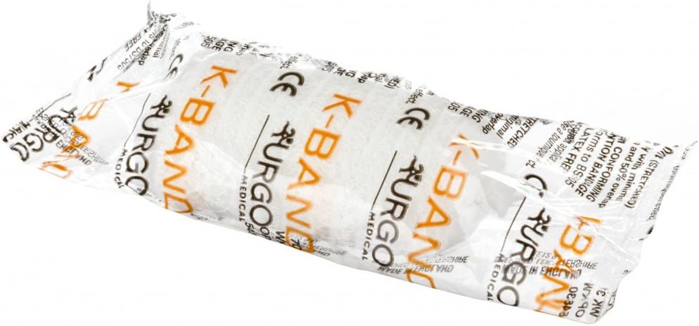 URGO P3811040 K-BAND Bandage, Type 1, 10 cm W x 4m L (Pack of 20)