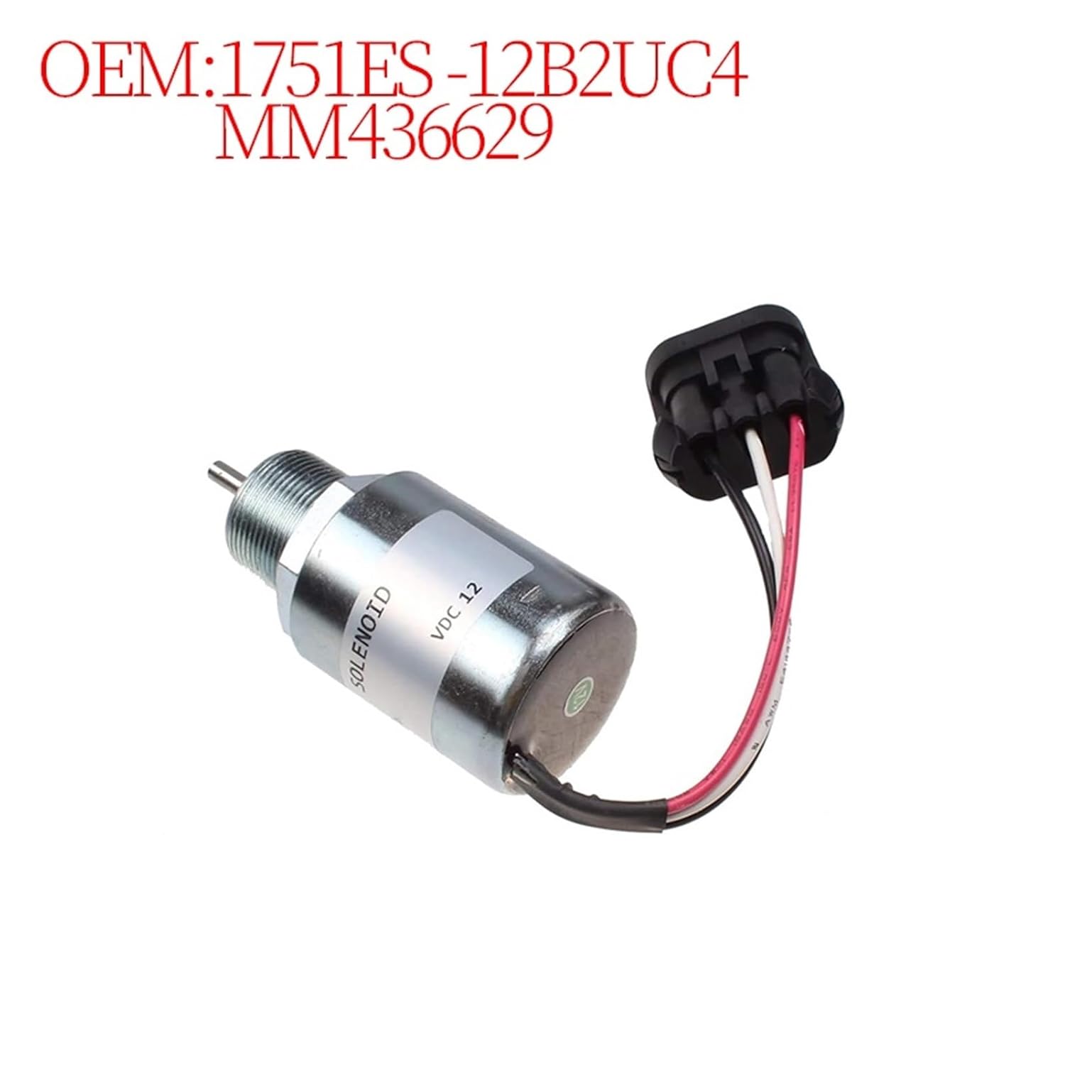 Tractor Accessories 1751ES-12B2UC4 MM436629 Flameout Solenoid Valve (12V)