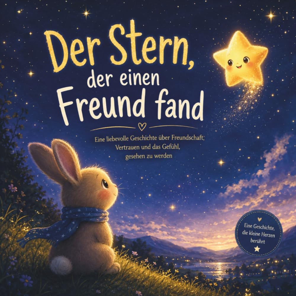 Vorlesebuch ab 4 Jahren – Der Stern, der einen Freund fand: Eine liebevolle Einschlafgeschichte über Mut, Vertrauen und Freundschaft für Kinder ab 4 Jahren (Die Lumo-Trilogie)