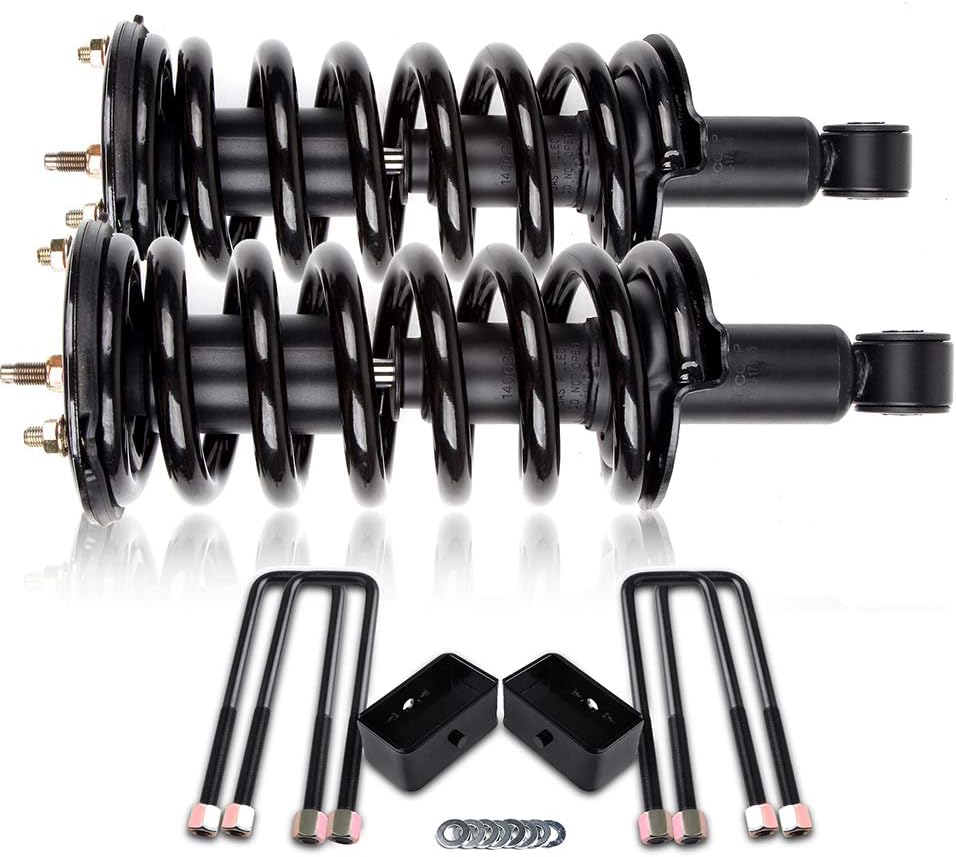 SCITOO 3" Rear Leveling Lift Kit+Front Complete Strut Assembly Shock Absorber for 2004-2014 for Nissan Armada