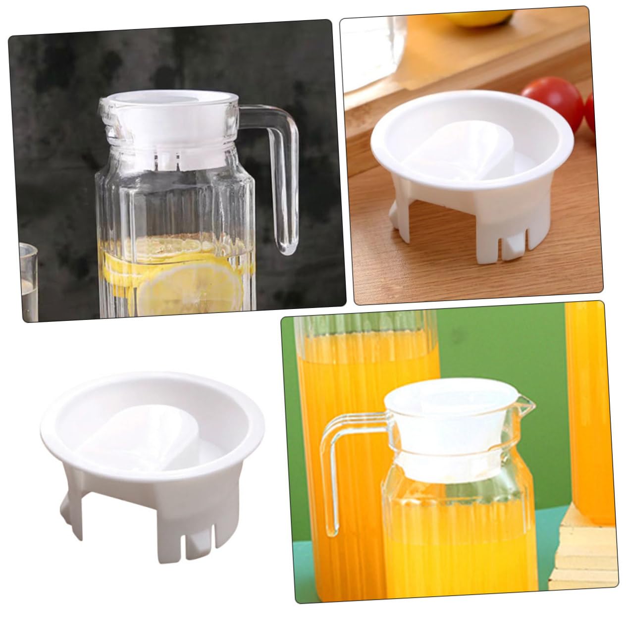 MAGICLULU 25piezas Tapa De Repuesto para Jarra De Agua Cubierta De Diseño Antisalpicaduras Adecuada para Jarras y Botellas De Uso Diario