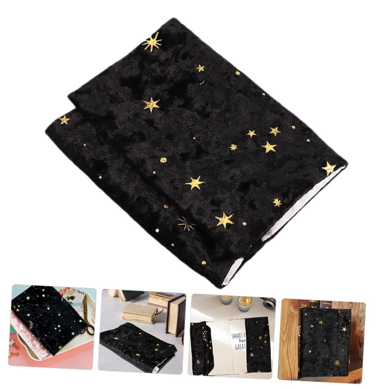 SHINEOFI 3pièces Housse De Tissu Pour Couverture Scrapbook Étoilé Design Élégant Et Pour Collection Et Événements