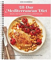 The 28-Day Mediterranean Diet: Daily Meal Plans, Delicious Recipes, and Tips for Building a Way of Eating You’ll Love for Life B09L56DFK9 Book Cover
