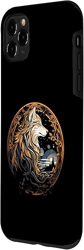 Miniatura 26 de iPhone XR Fenrir Wolf Viking Scandinavian Pride Norsemen Odins Wolf Case